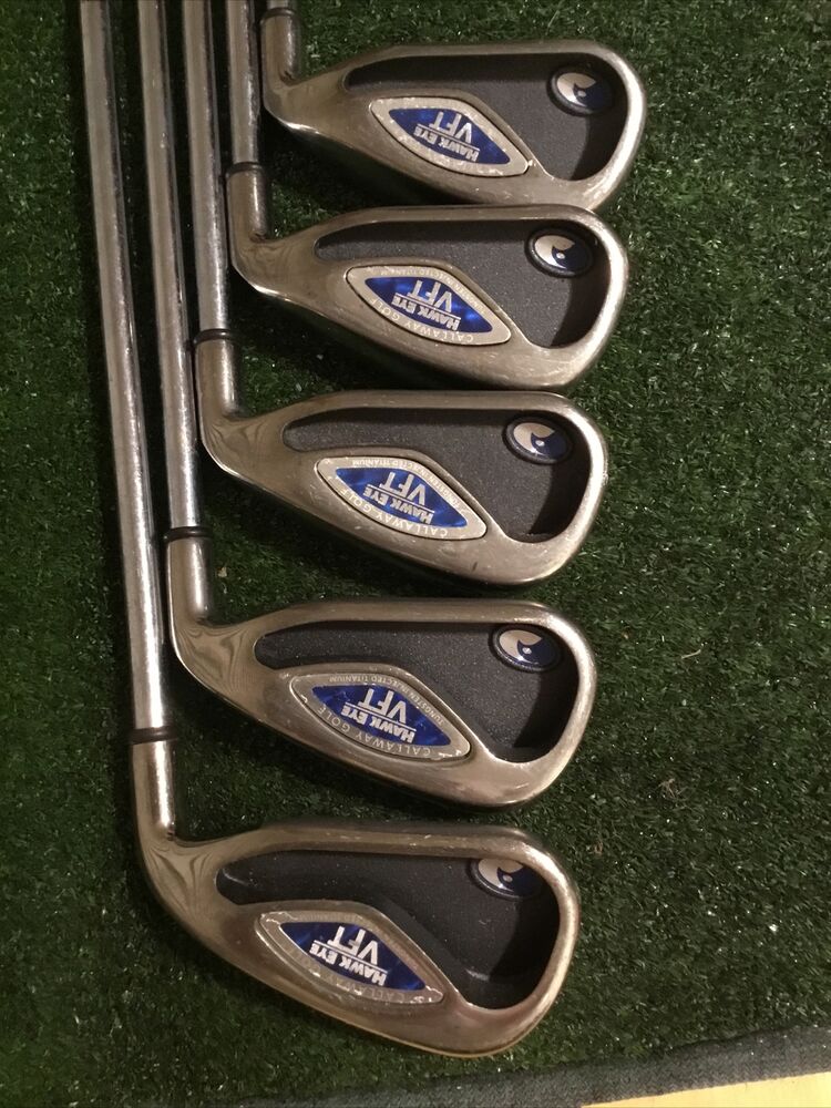 Callaway Hawkeye VFT Irons Set (3PW, SW) Constant Weight Steel Shafts
