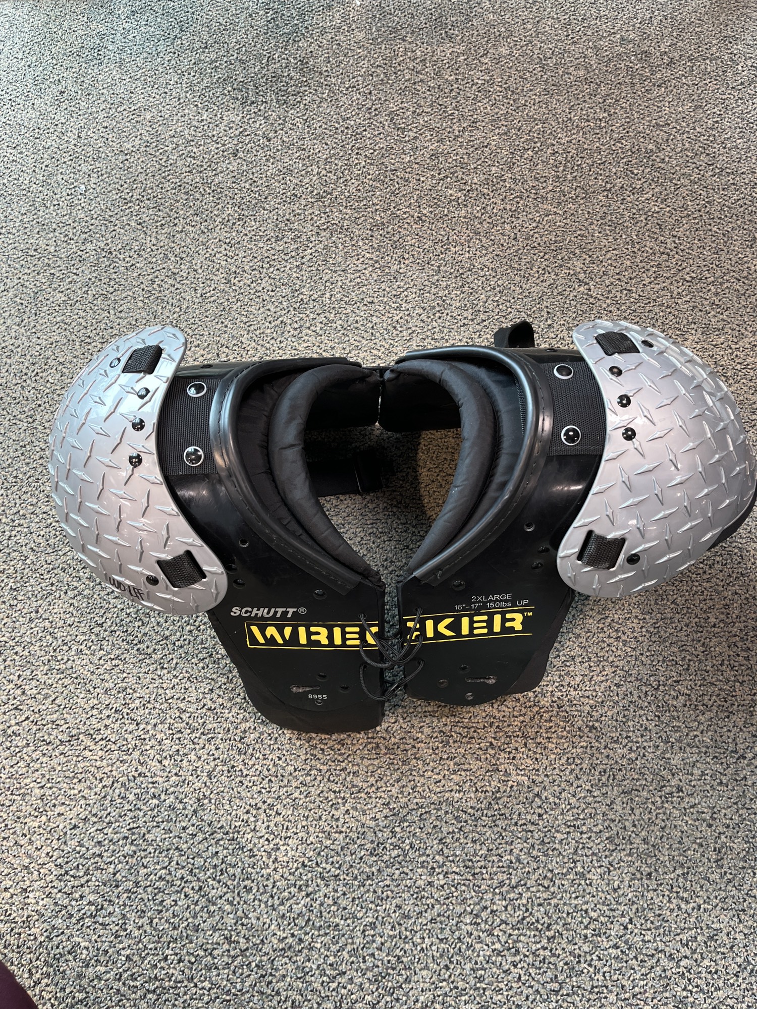Used Youth XXL Schutt Shoulder Pads SidelineSwap