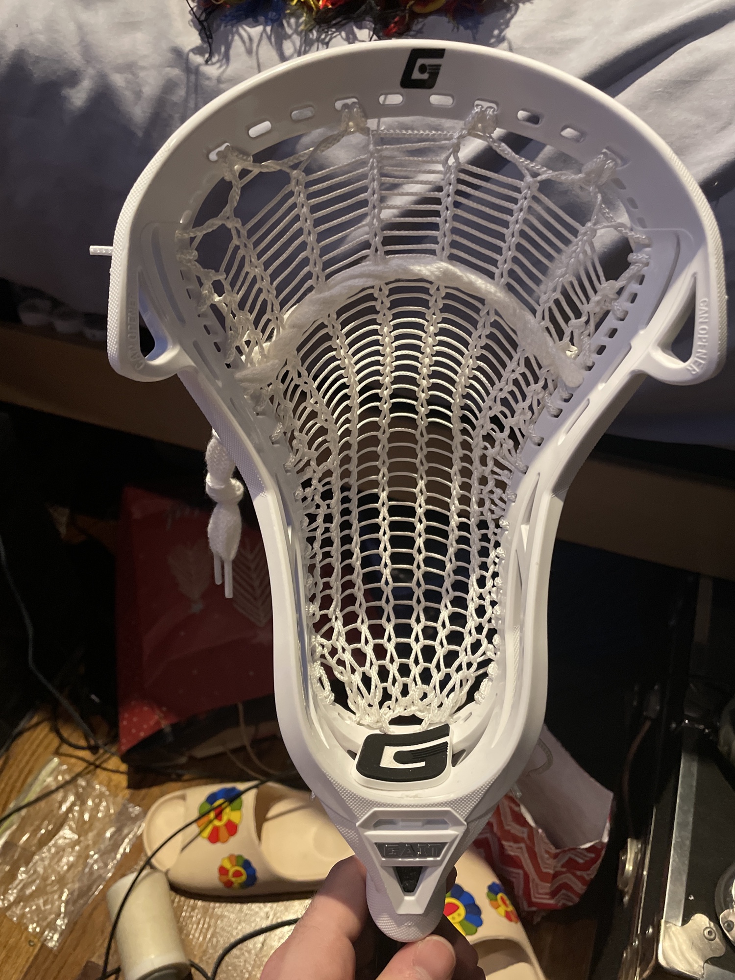 New Gait D Head strung w/ Platinum Armor Mesh SidelineSwap