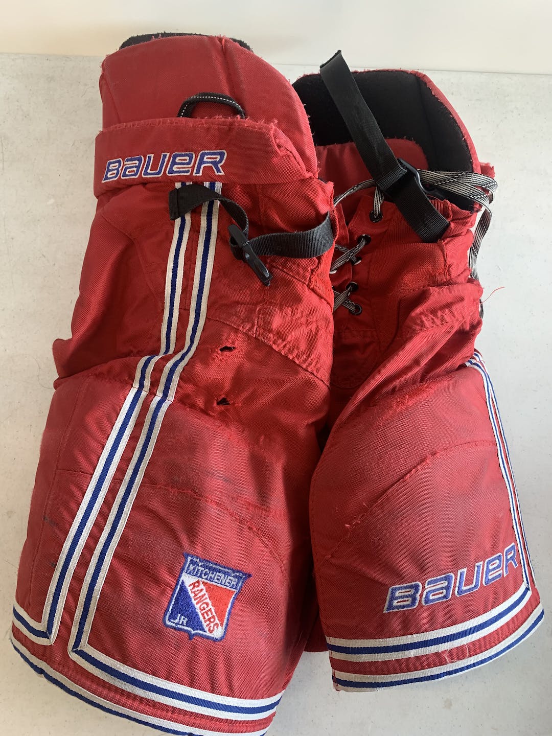 Used Bauer Jr Ranger Custom Md Pant Breezer Ice Hockey Pants SidelineSwap