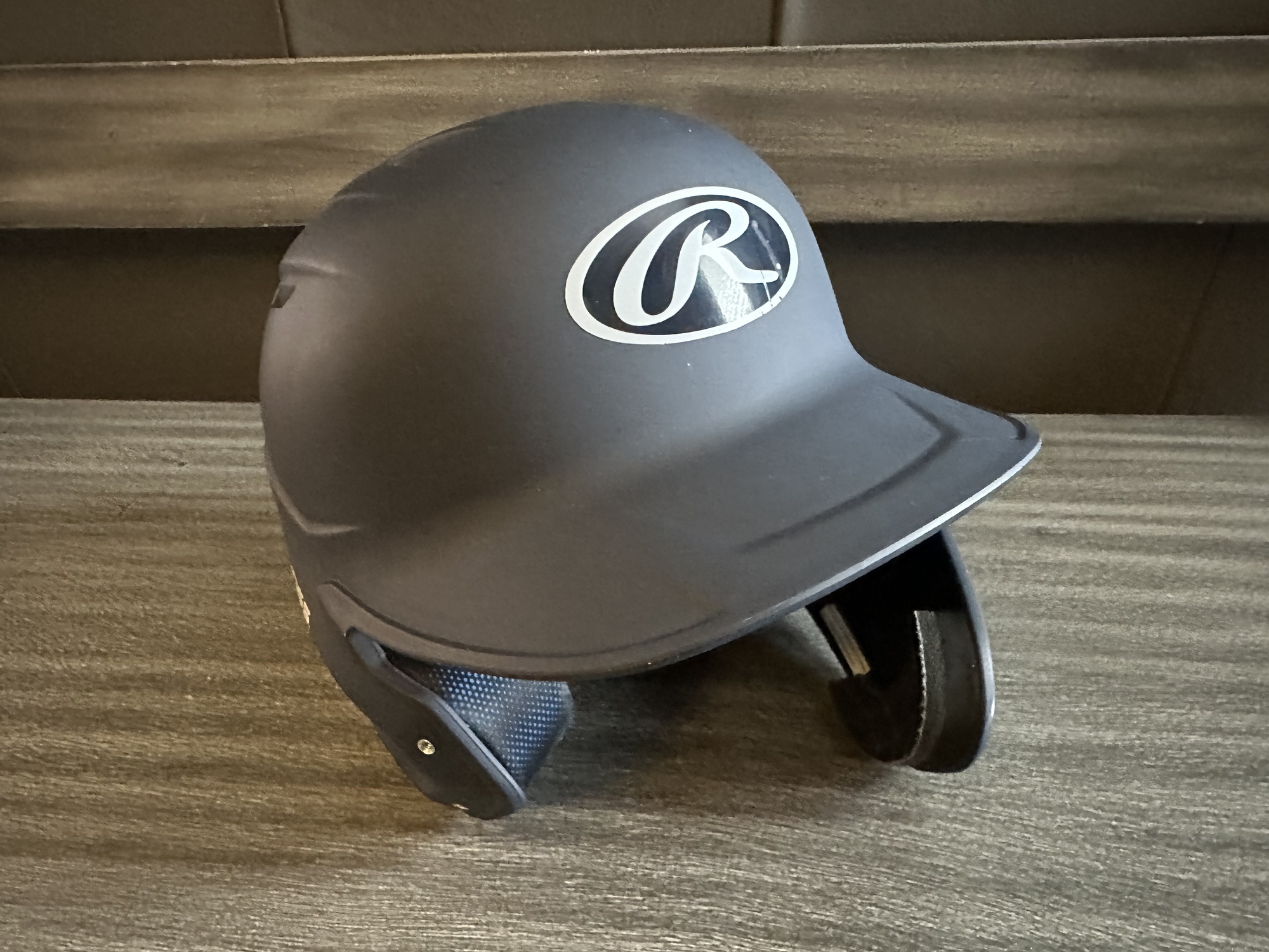 Used Rawlings MACH EXTENSION Batting Helmet with Jaw Guard SidelineSwap