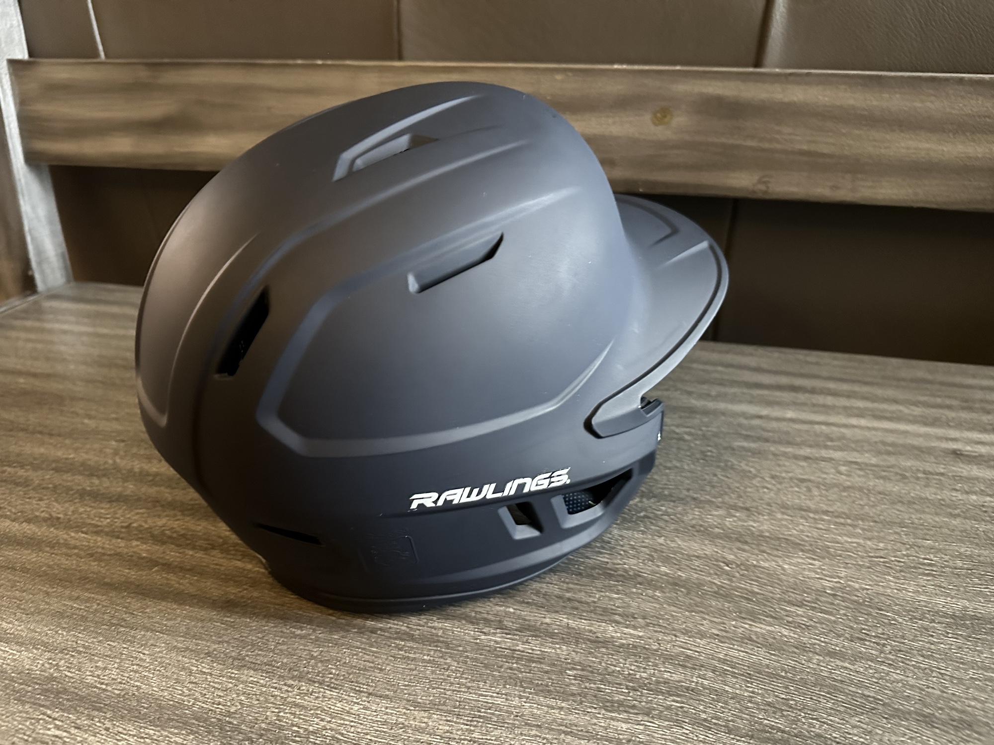 Used Rawlings MACH EXTENSION Batting Helmet with Jaw Guard SidelineSwap