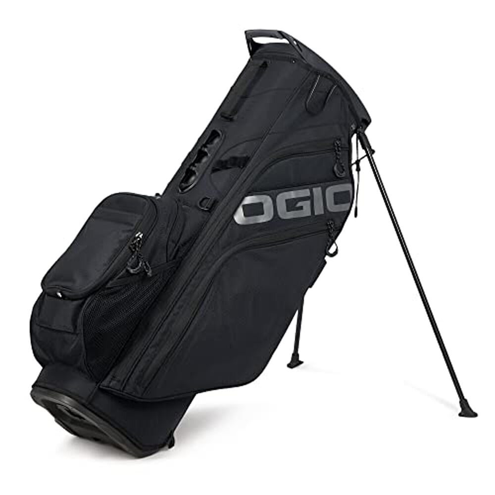 NEW 2023 Ogio Woode Hybrid Black Stand/Carry Golf Bag SidelineSwap