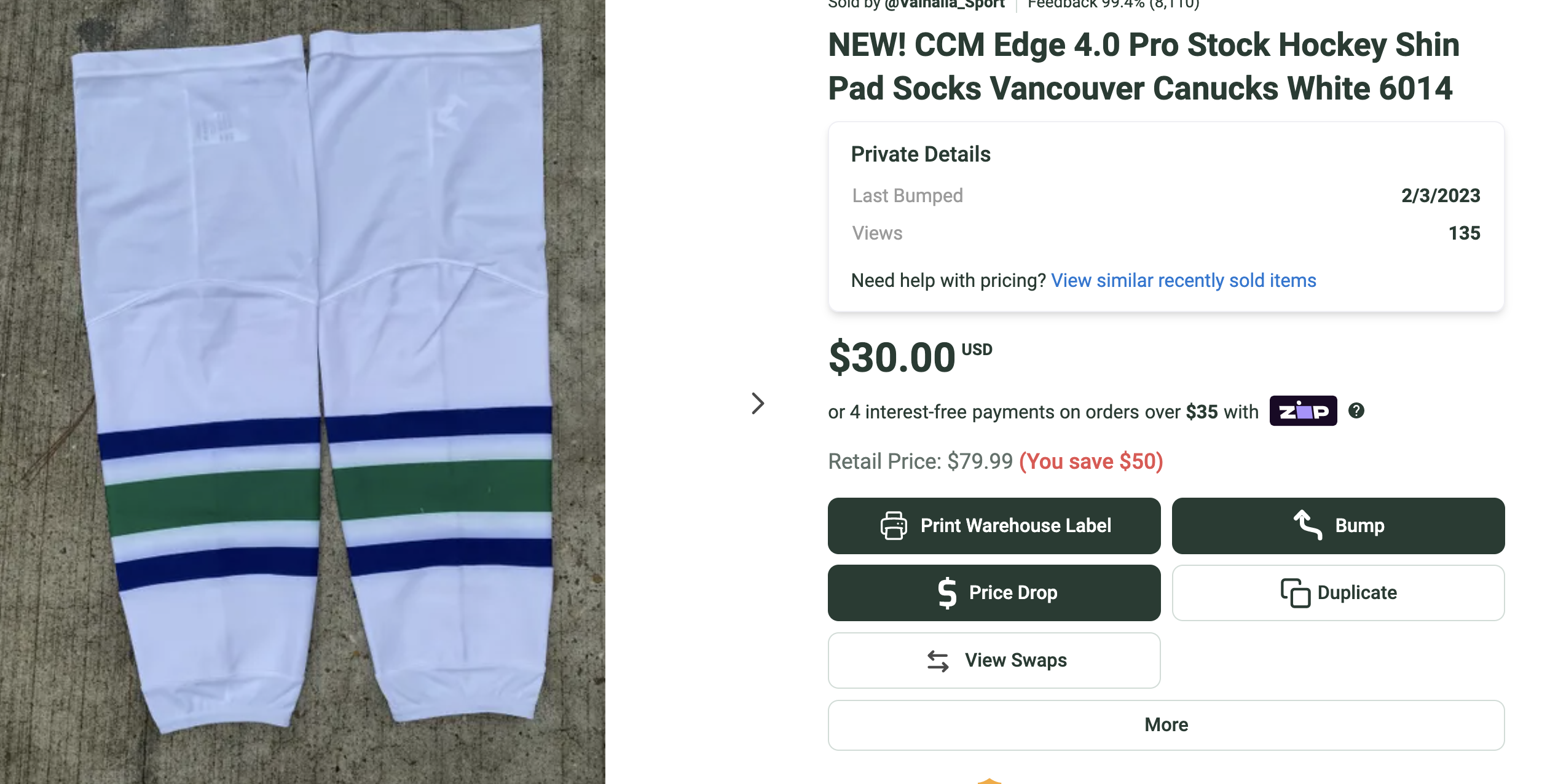 NEW! 2 PACK BUNDLE CCM Edge 4.0 Pro Stock Hockey Shin Pad Socks