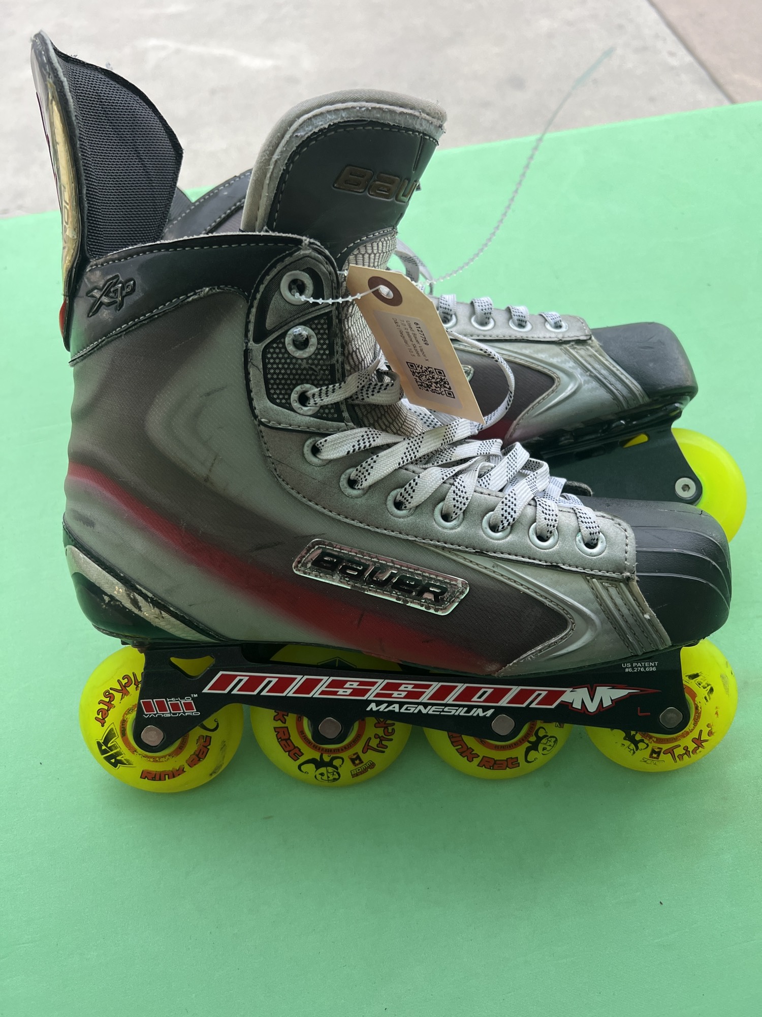 Used Bauer Vapor X7.0 R Inline Skates D&R (Regular) 10.5 SidelineSwap