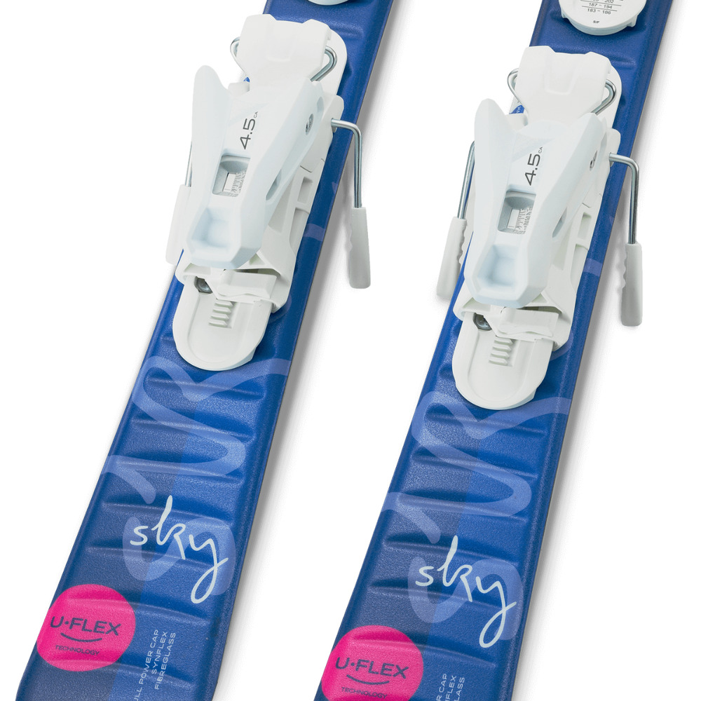 NEW 2023 Elan kids skis ELAN SKY UFlex 80cm + size adjustable bindings