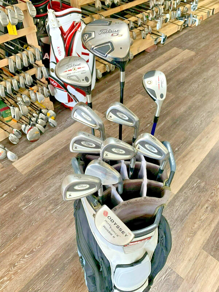 Complete Set of Titleist Golf Clubs (+1" Long) + Bag SidelineSwap