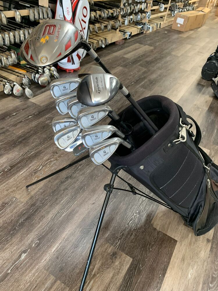 Complete Set of TaylorMade Golf Clubs + Bag SidelineSwap