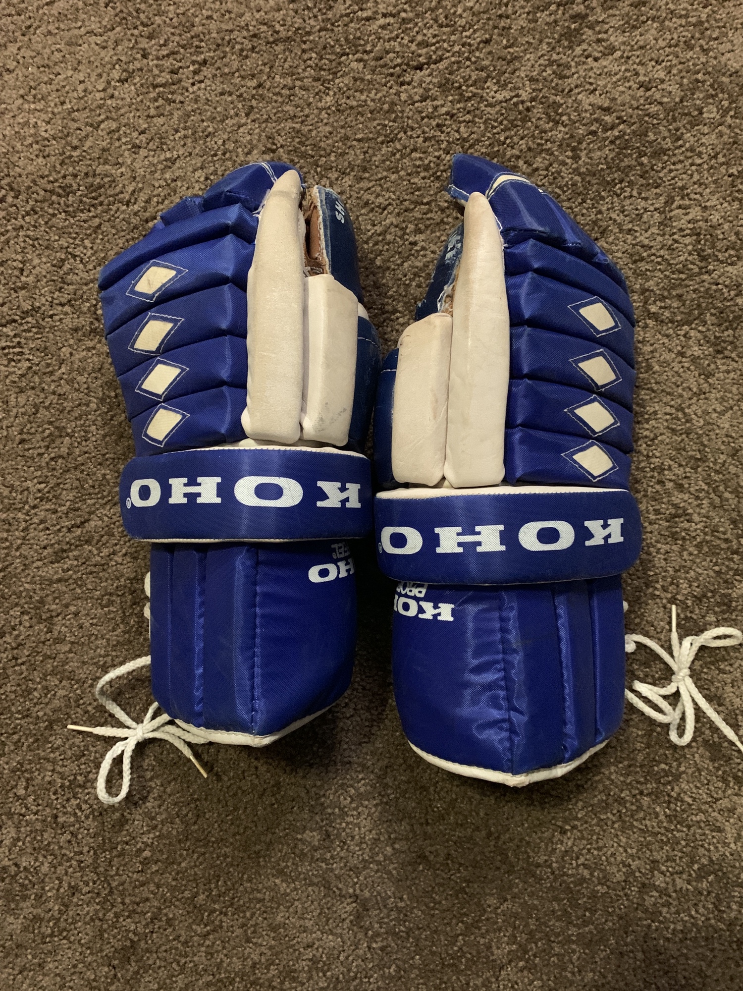PRO STOCK NHL BLUE KOHO HOCKEY GLOVES SidelineSwap