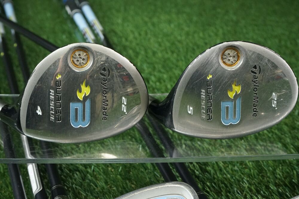 TAYLORMADE BURNER PLUS WOMENS IRONS WOOD SET 4H,5H,69+A W/ REAX LADIES