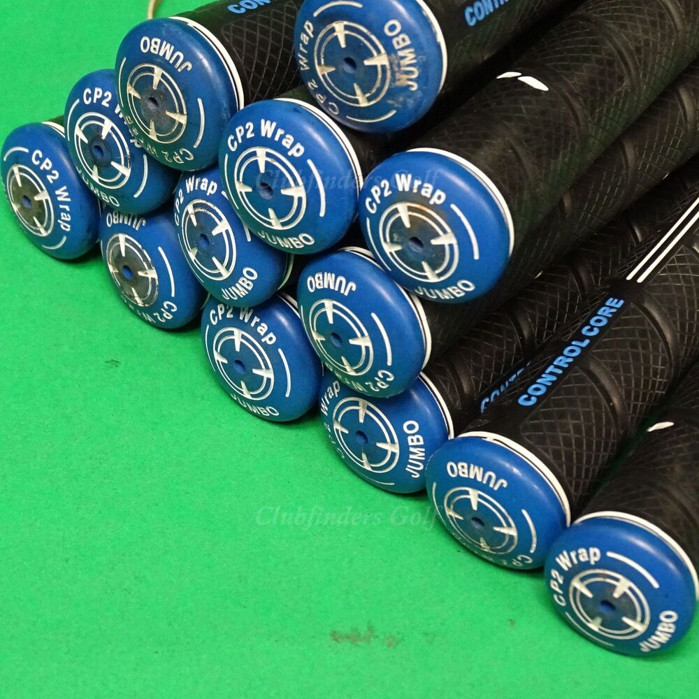 Golf Pride CP2 Wrap Jumbo 60R Round Pulled Iron/Wood Grips LOT OF 13