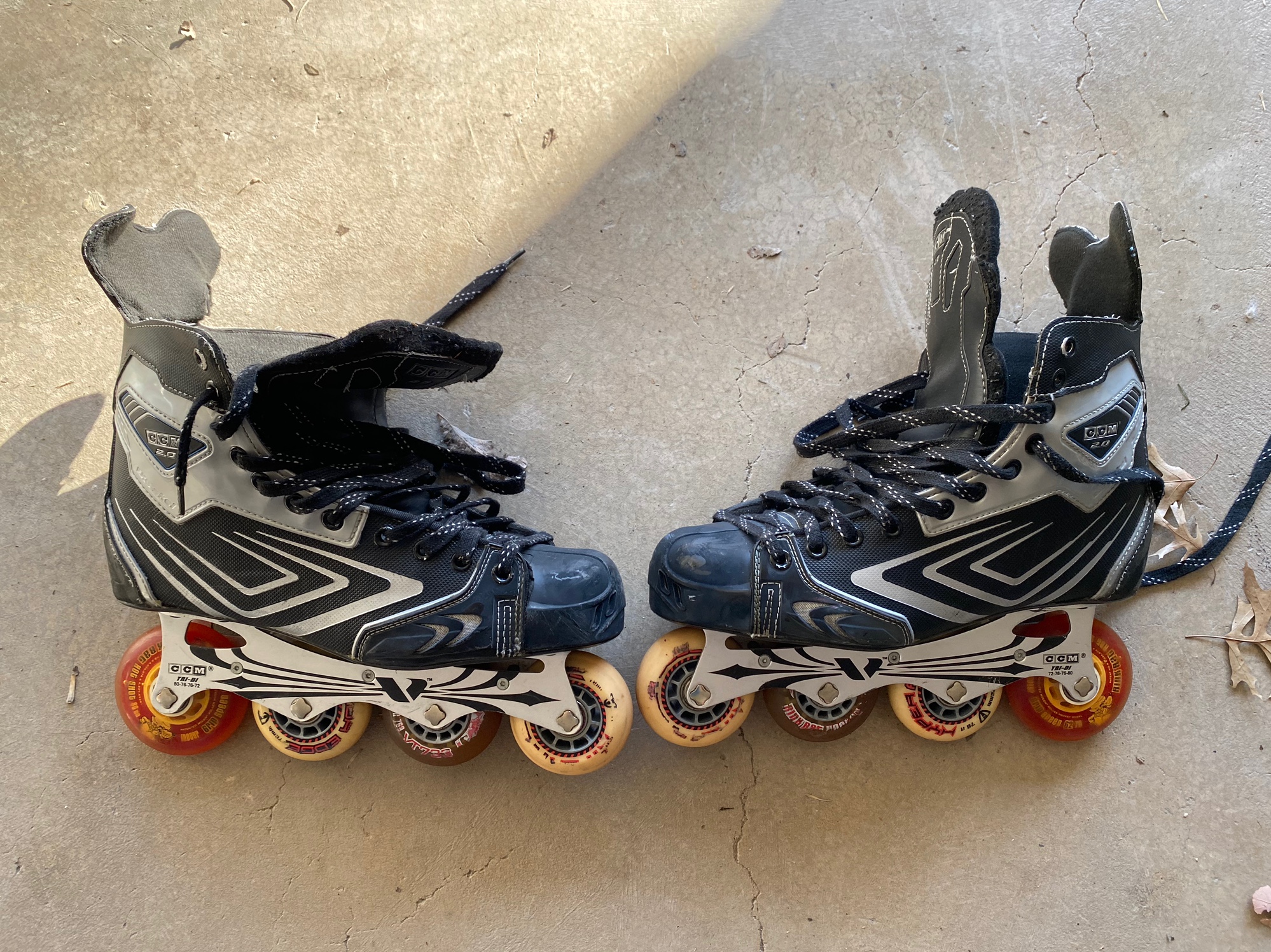 Used CCM Wide Width Size 10 Inline Skates SidelineSwap