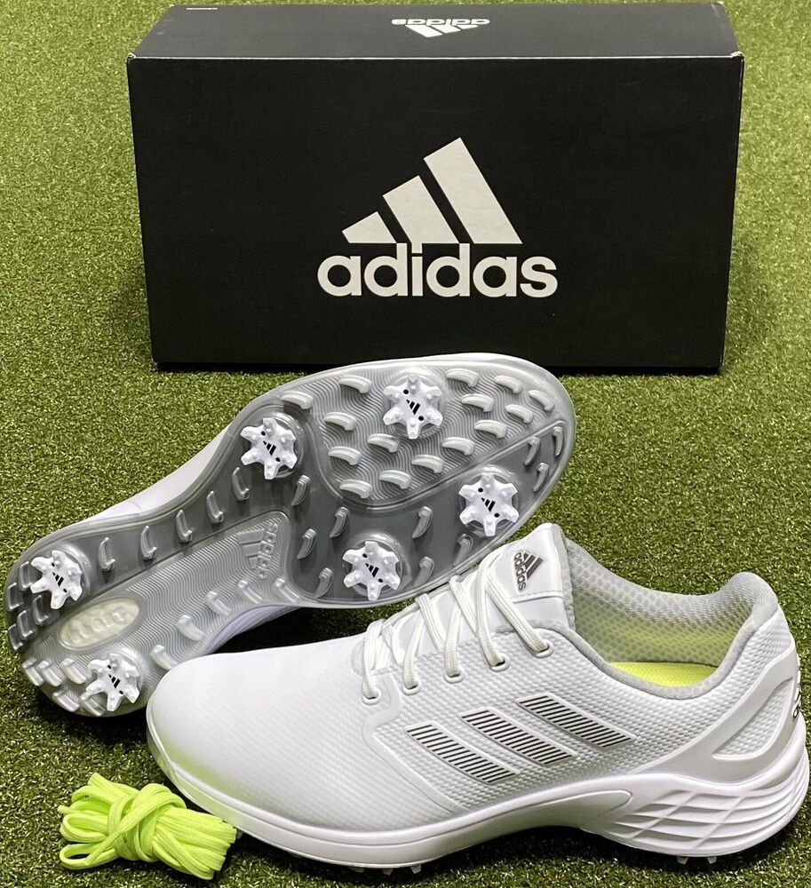 Adidas ZG21 Mens Golf Shoes GX4129 White 9 Medium (D) New in