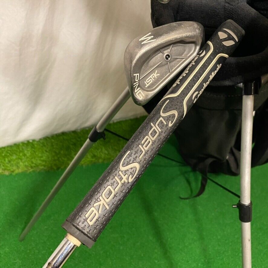 Ping ISIK Black Dot And Cleveland Golf Club Complete Set With Ping Stand Bag SidelineSwap