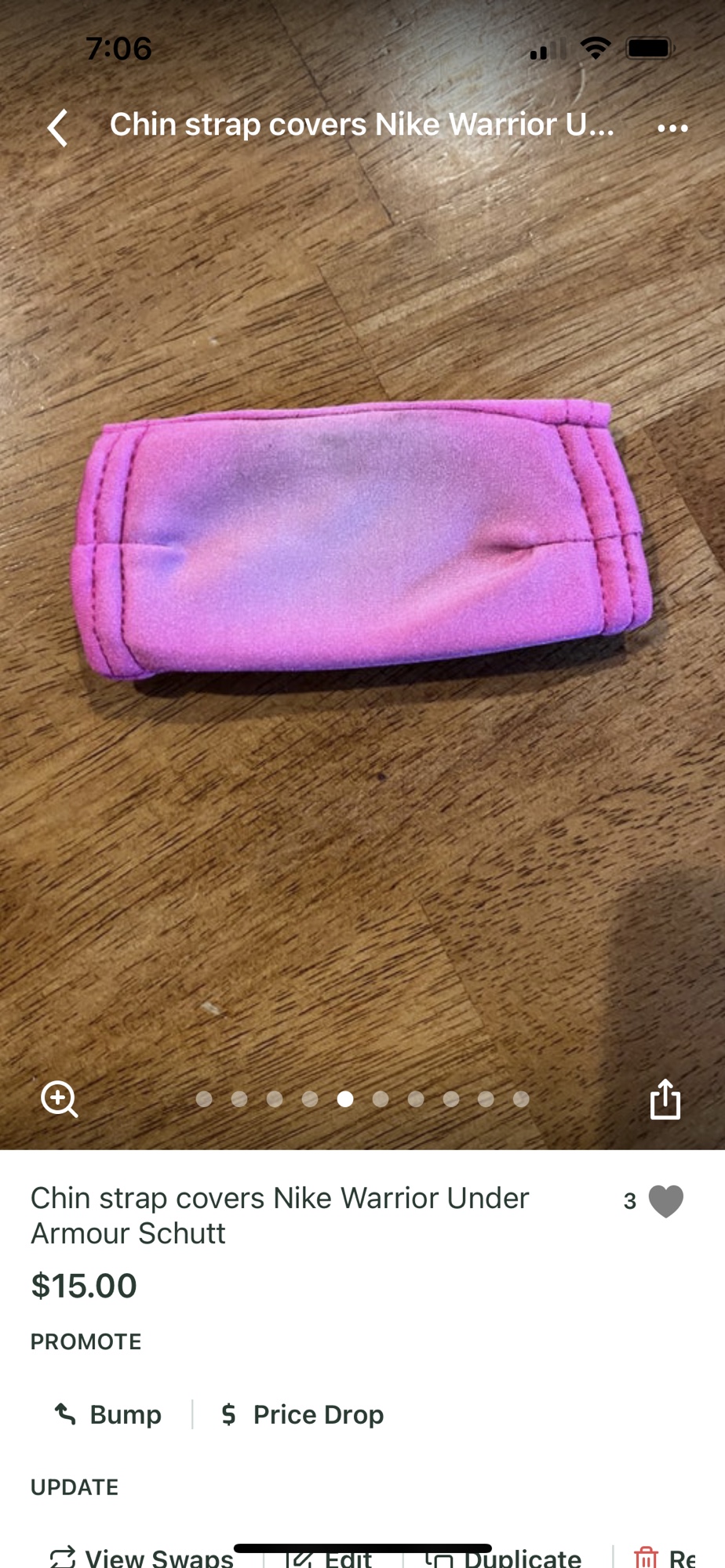 Chin strap covers Warrior Under Armour Schutt SidelineSwap