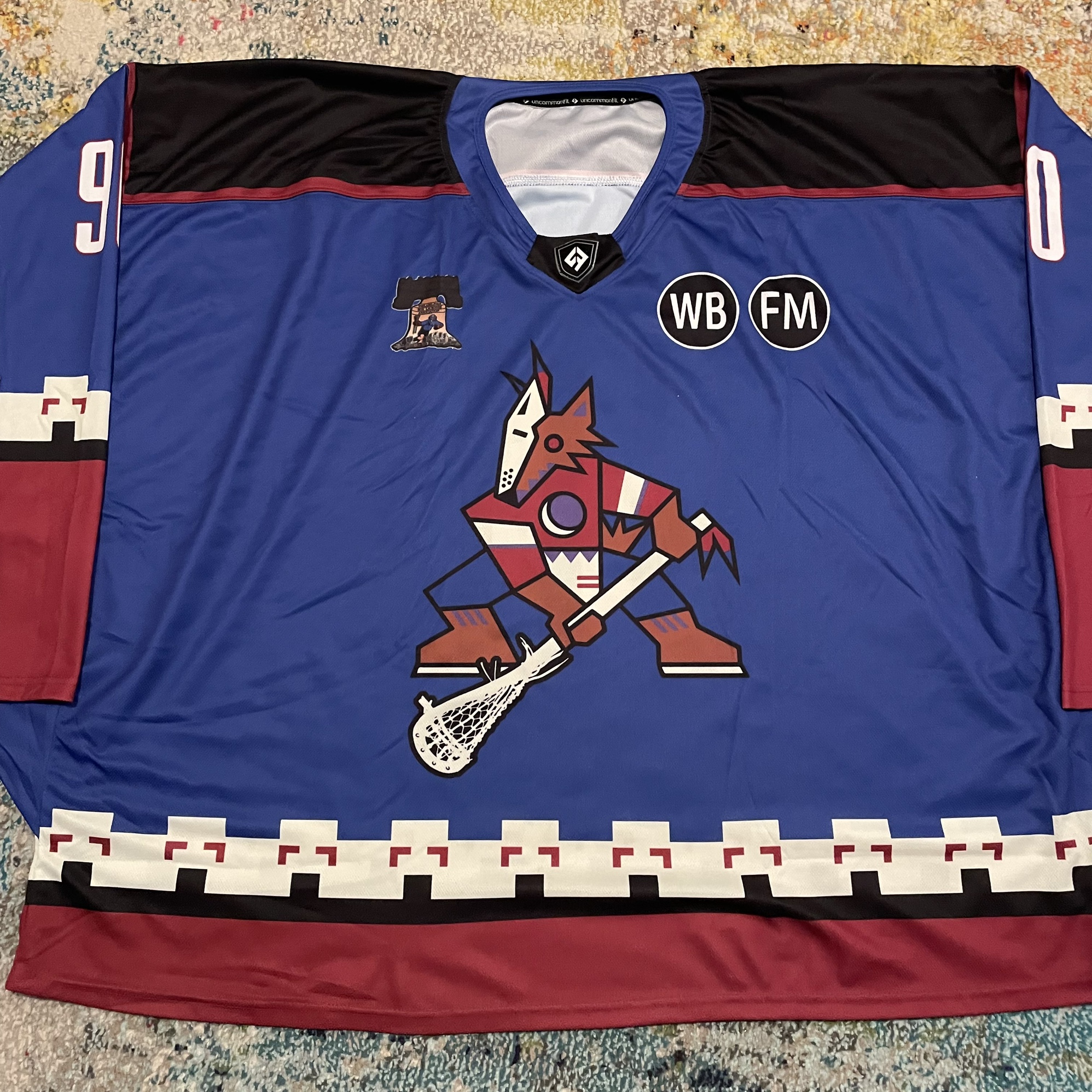 Coyote Kachina Box Lacrosse Goalie Cut Jersey SidelineSwap