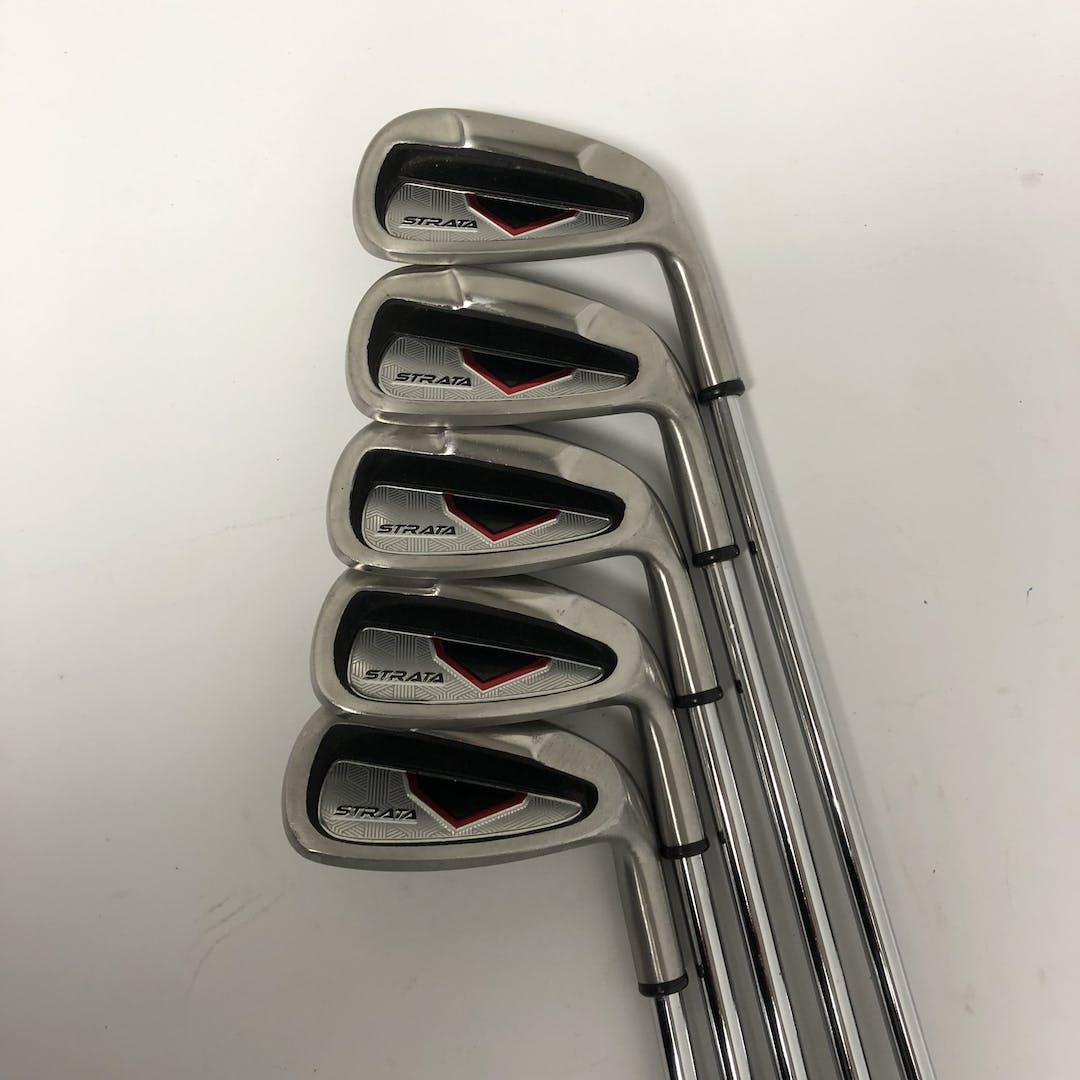 Used Strata Irons 6ipw Regular Flex Steel Shaft Iron Sets SidelineSwap