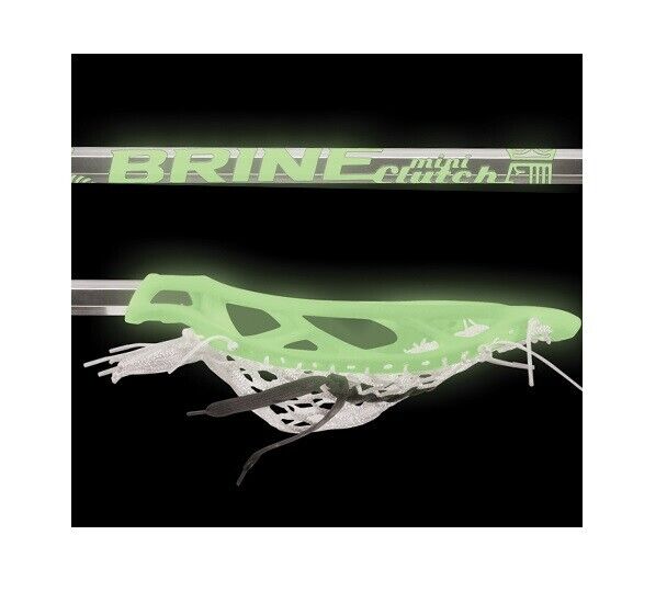 New Brine Clutch "Glow in the Dark" lacrosse mini stick shaft lax combo