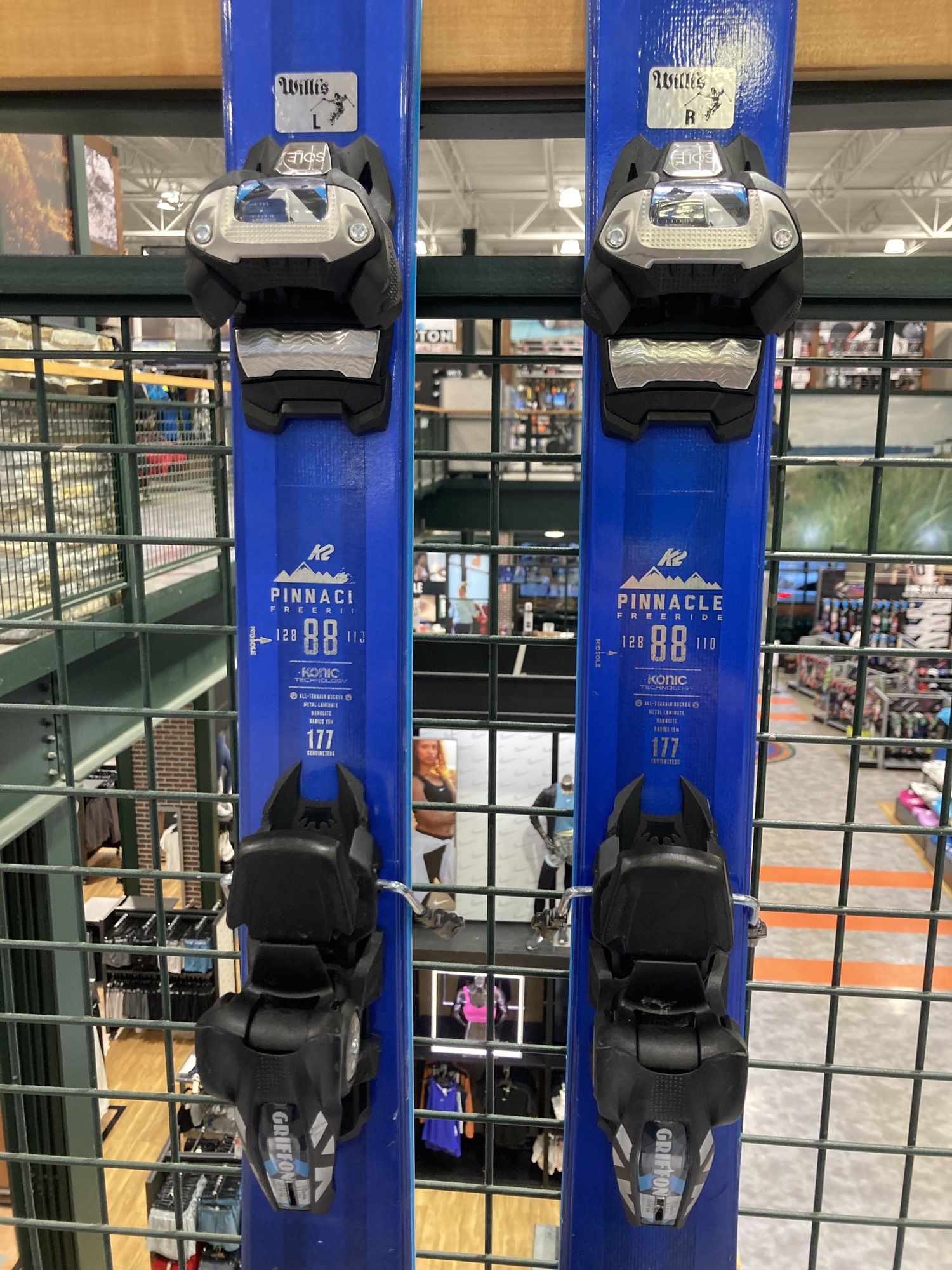 Used Men's 177cm K2 Pinnacle All Mountain & Carving Skis SidelineSwap