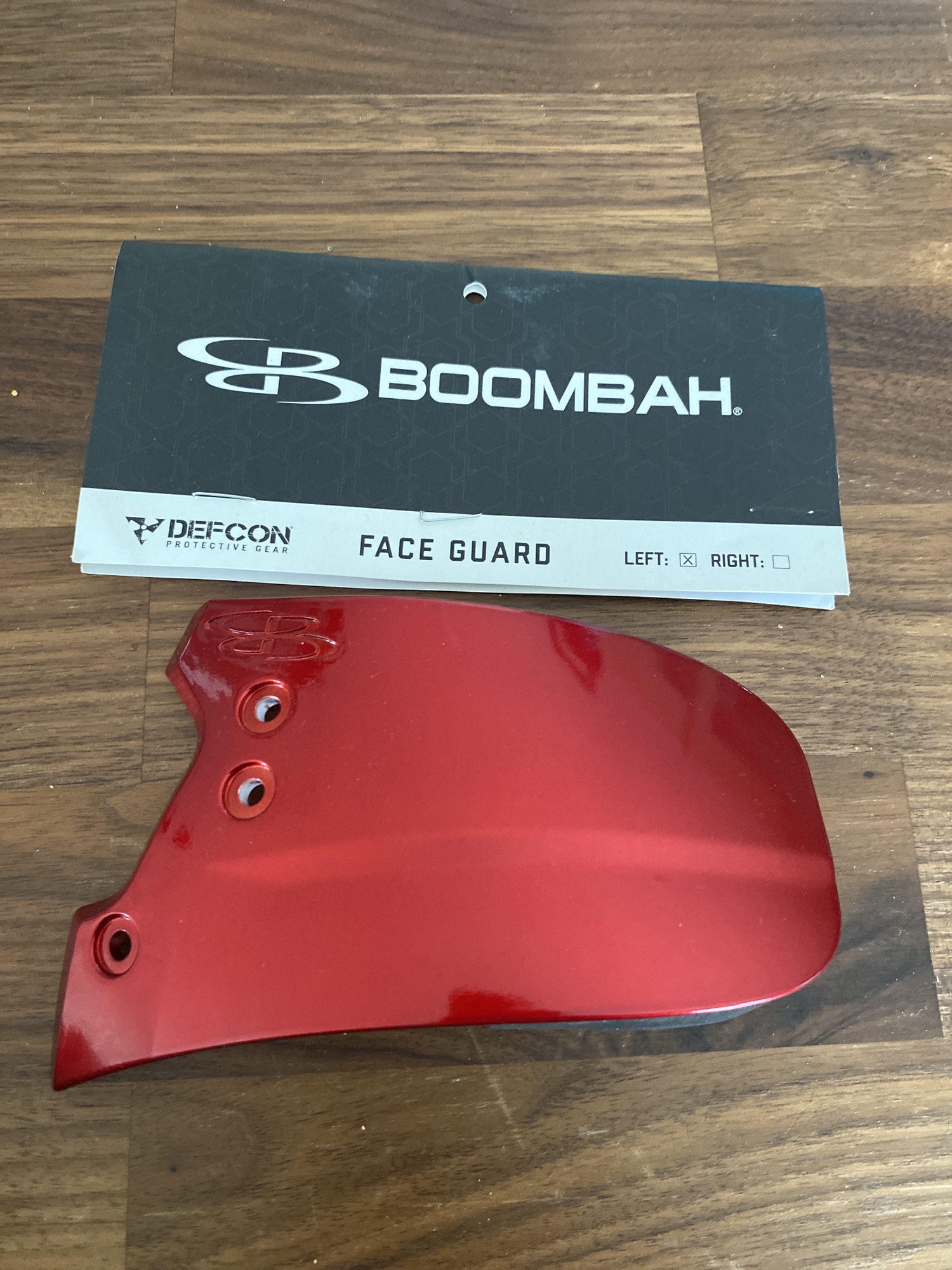 Boombah Face Guard / CFlap for LEFTY batting helmet SidelineSwap