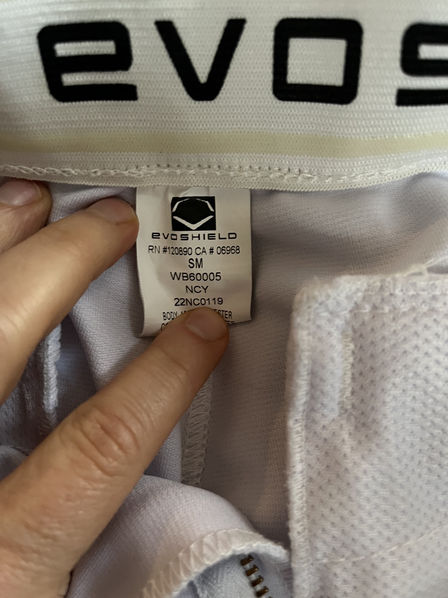 White Used Small EvoShield Game Pants SidelineSwap