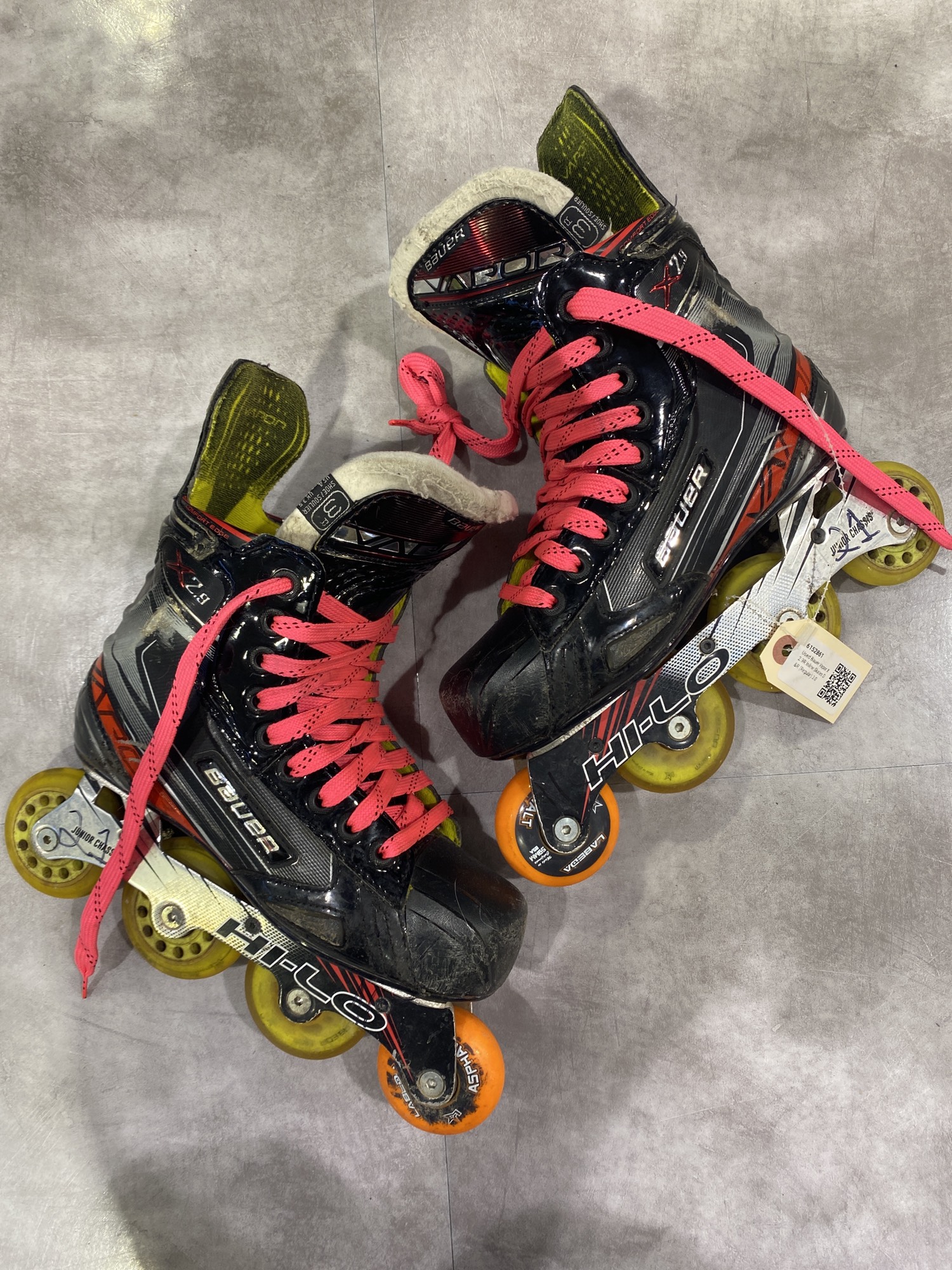 Used Bauer Vapor X2.9R Inline Skates D&R (Regular) 3.0 SidelineSwap