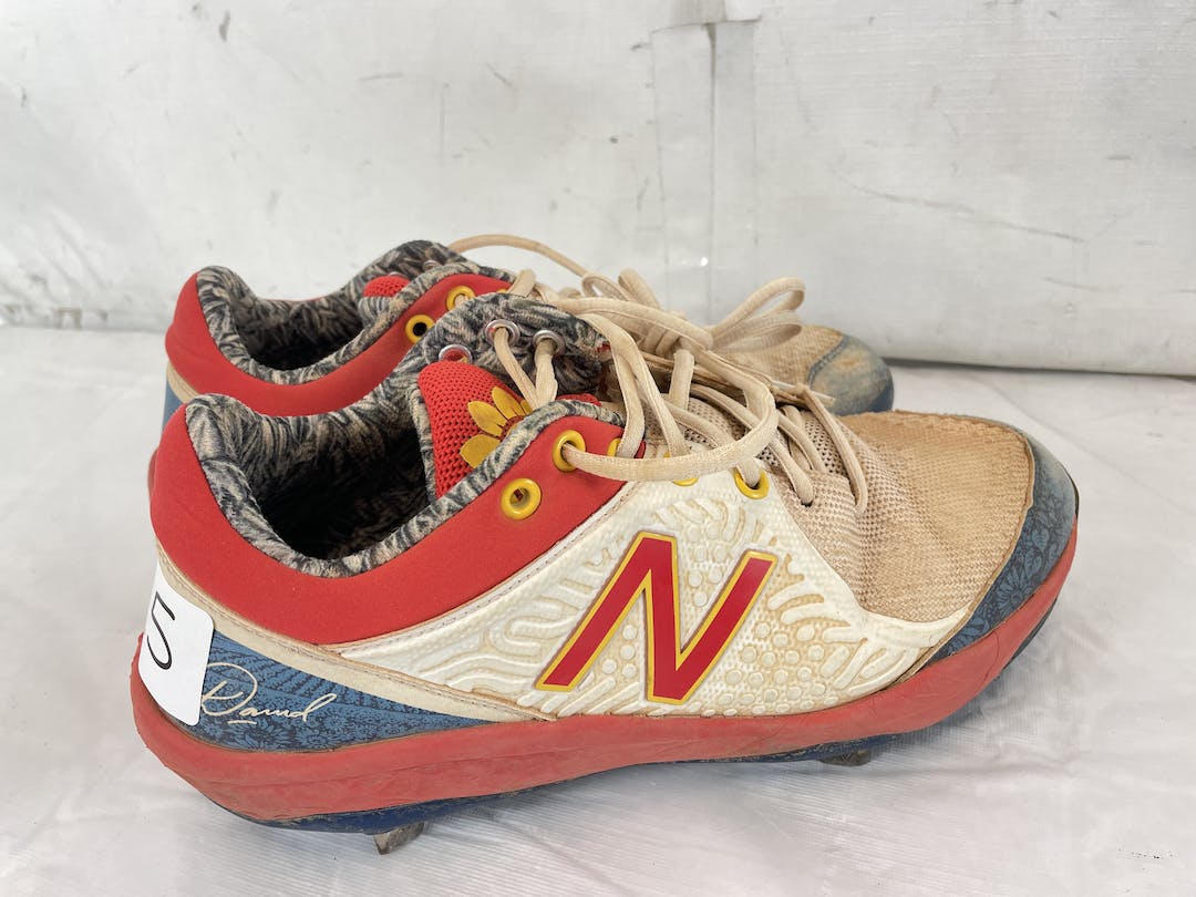 Used New Balance David Sunflower Seeds Mens 8.5 Baseball & Softball Cleats SidelineSwap