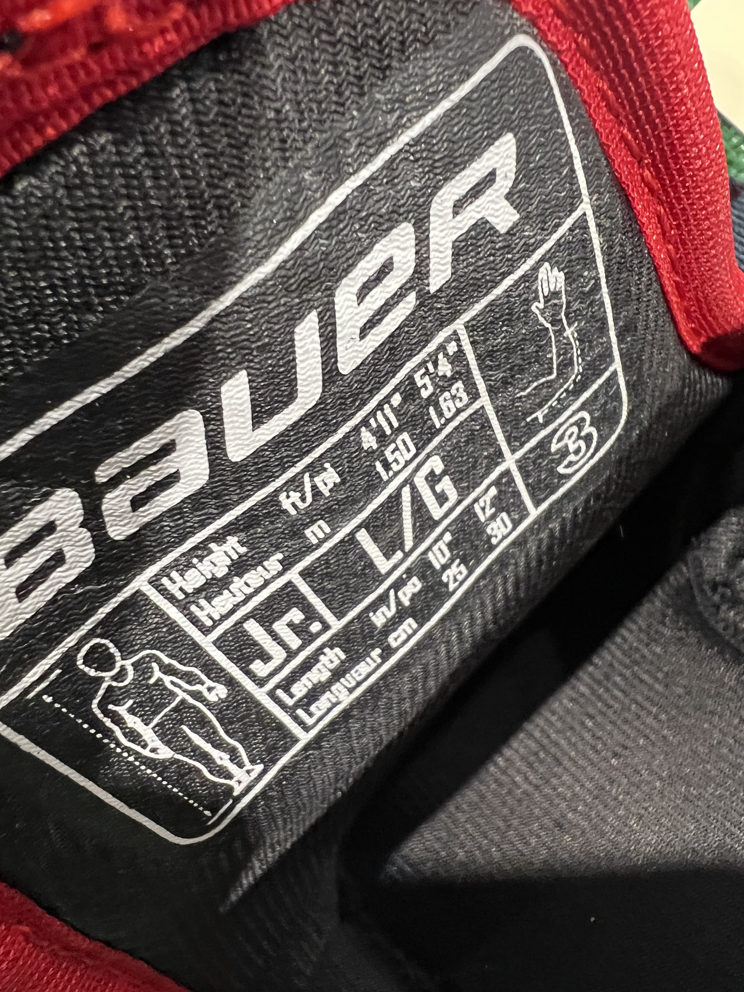 Used Large Bauer Vapor X700 Elbow Pads SidelineSwap