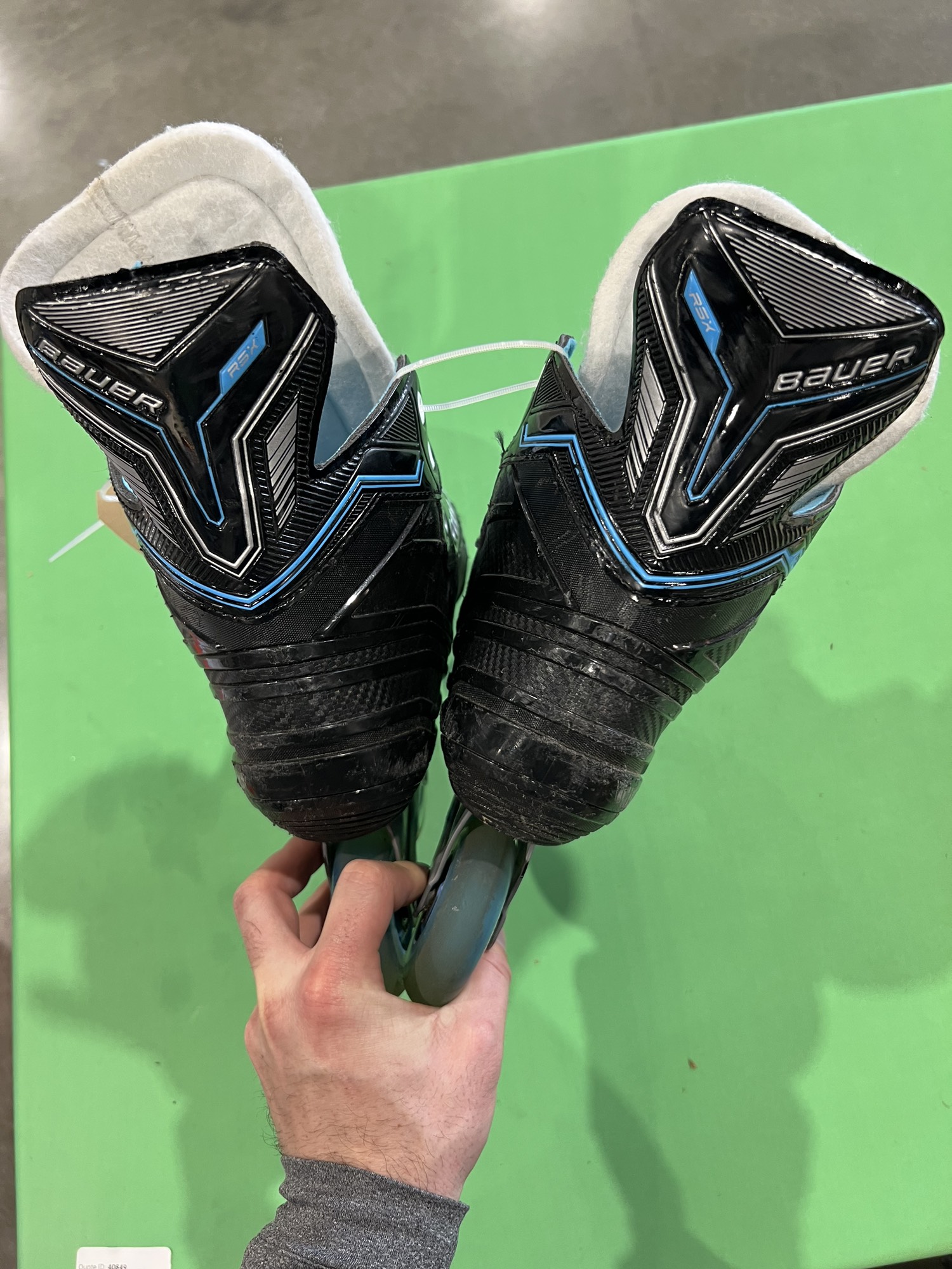 Used Bauer RSX Inline Skates D&R (Regular) 8.0 SidelineSwap