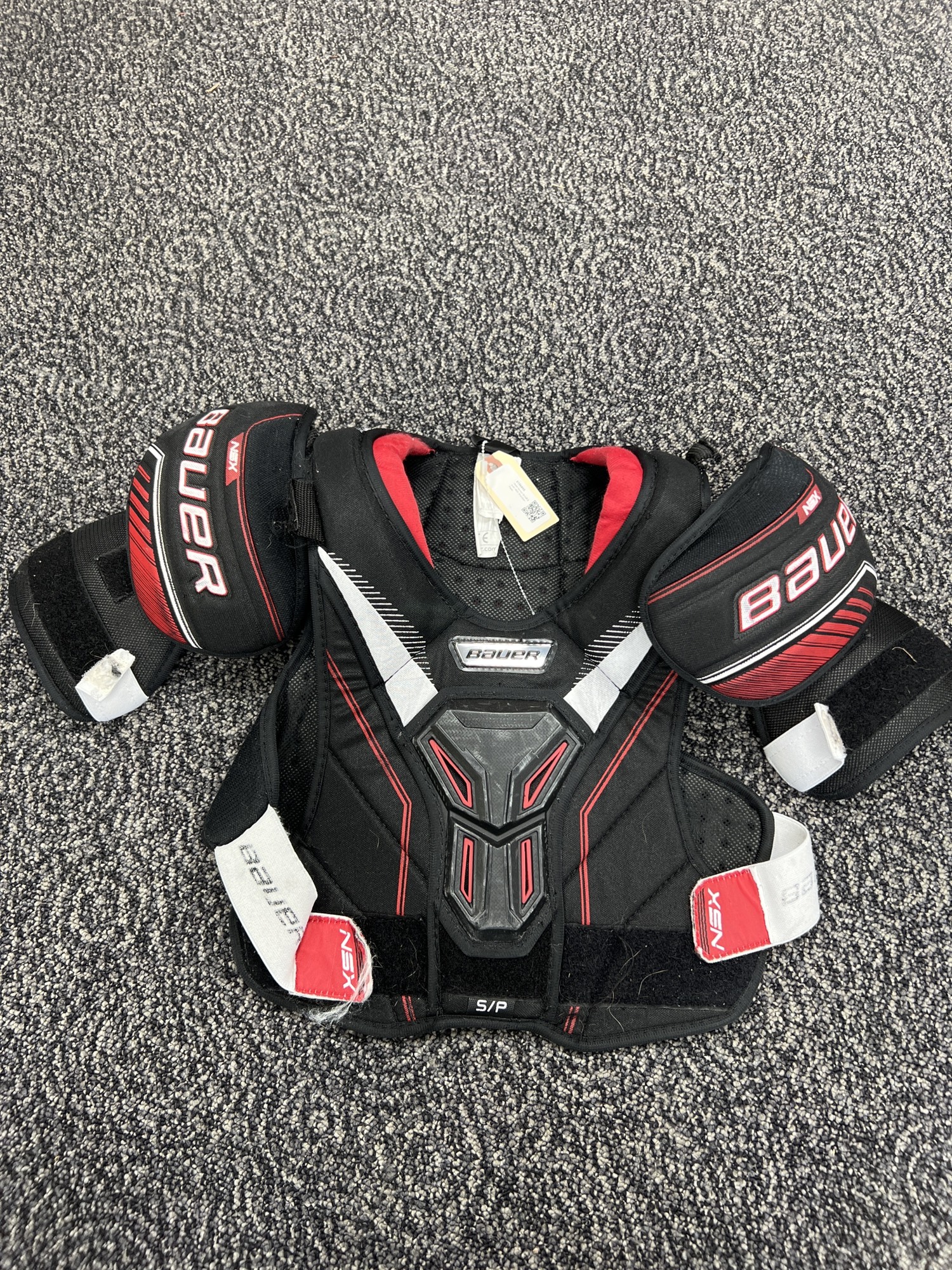 Used Senior Small Bauer NSX Shoulder Pads SidelineSwap