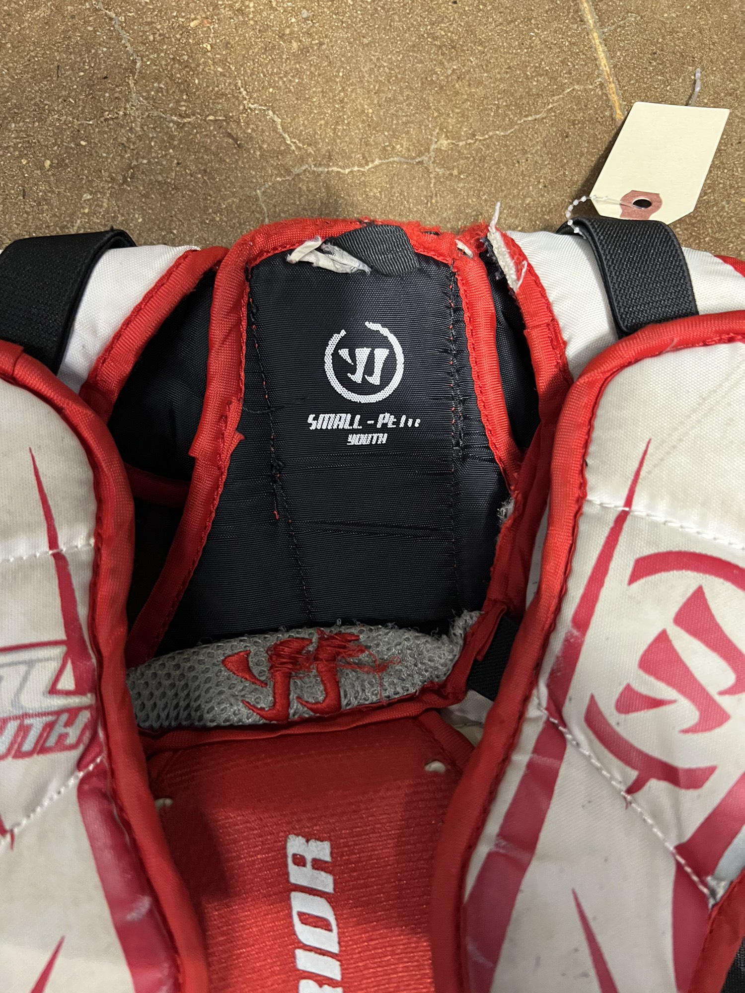 Used Youth Small Warrior Ritual Goalie Chest Protector SidelineSwap
