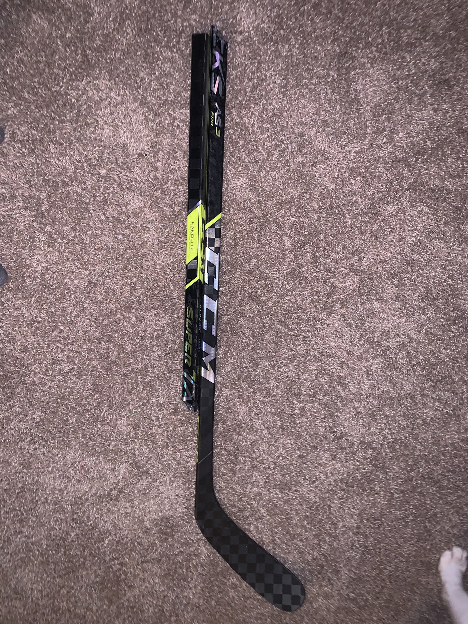 CCM Super Tacks AS3 Pro Hockey Stick P29/100Flex REPAIRABLE PRO STOCK SidelineSwap
