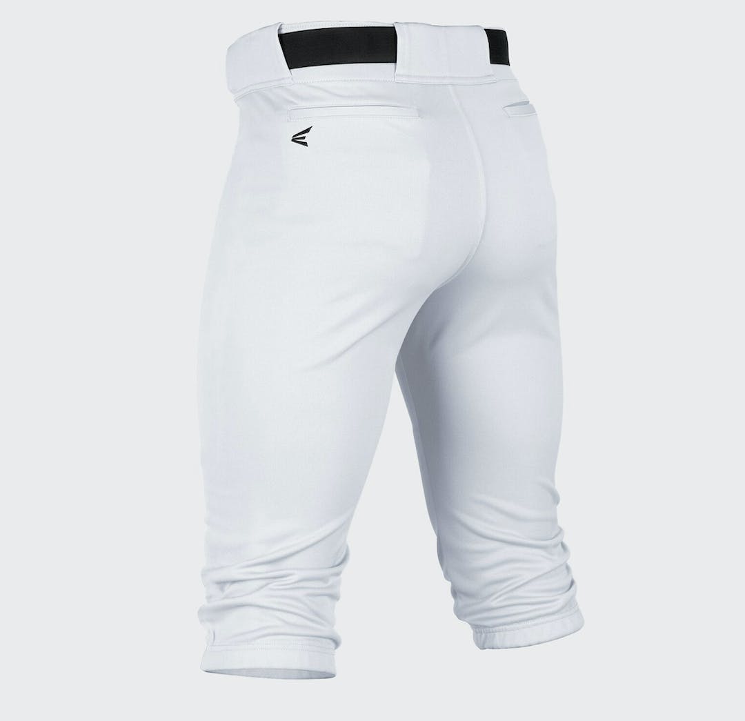 Easton Men's Rival+ Knicker White Medium Baseball & Softball Bottoms