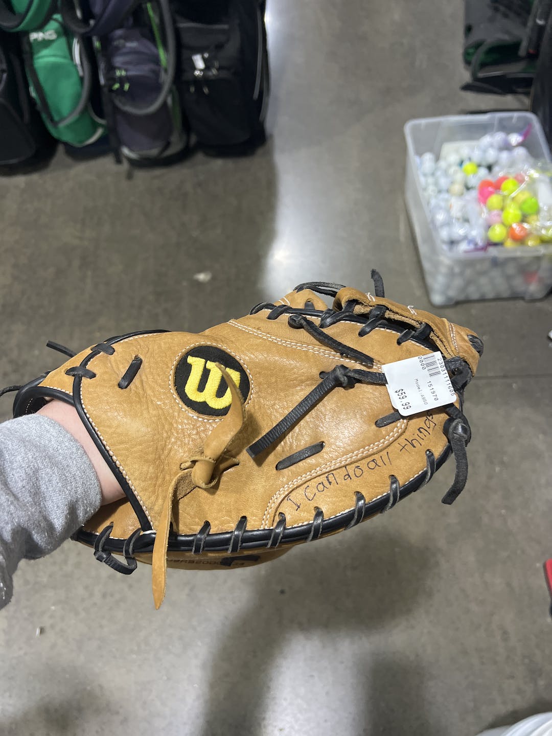 Used Wilson A950 34" Catcher's Gloves SidelineSwap