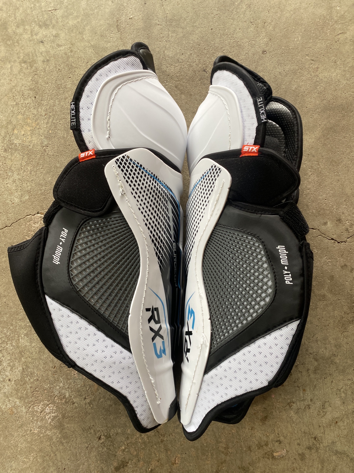 STX SURGEON RX3 Hockey Shin Guards SidelineSwap
