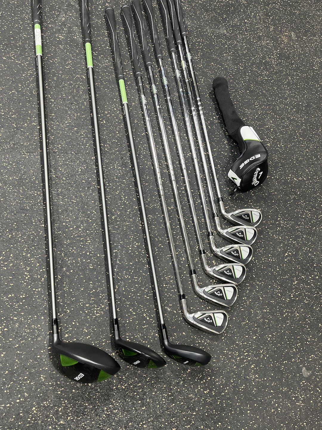 Used Callaway Edge Full Set 10 Piece Regular Flex Steel Shaft Men's