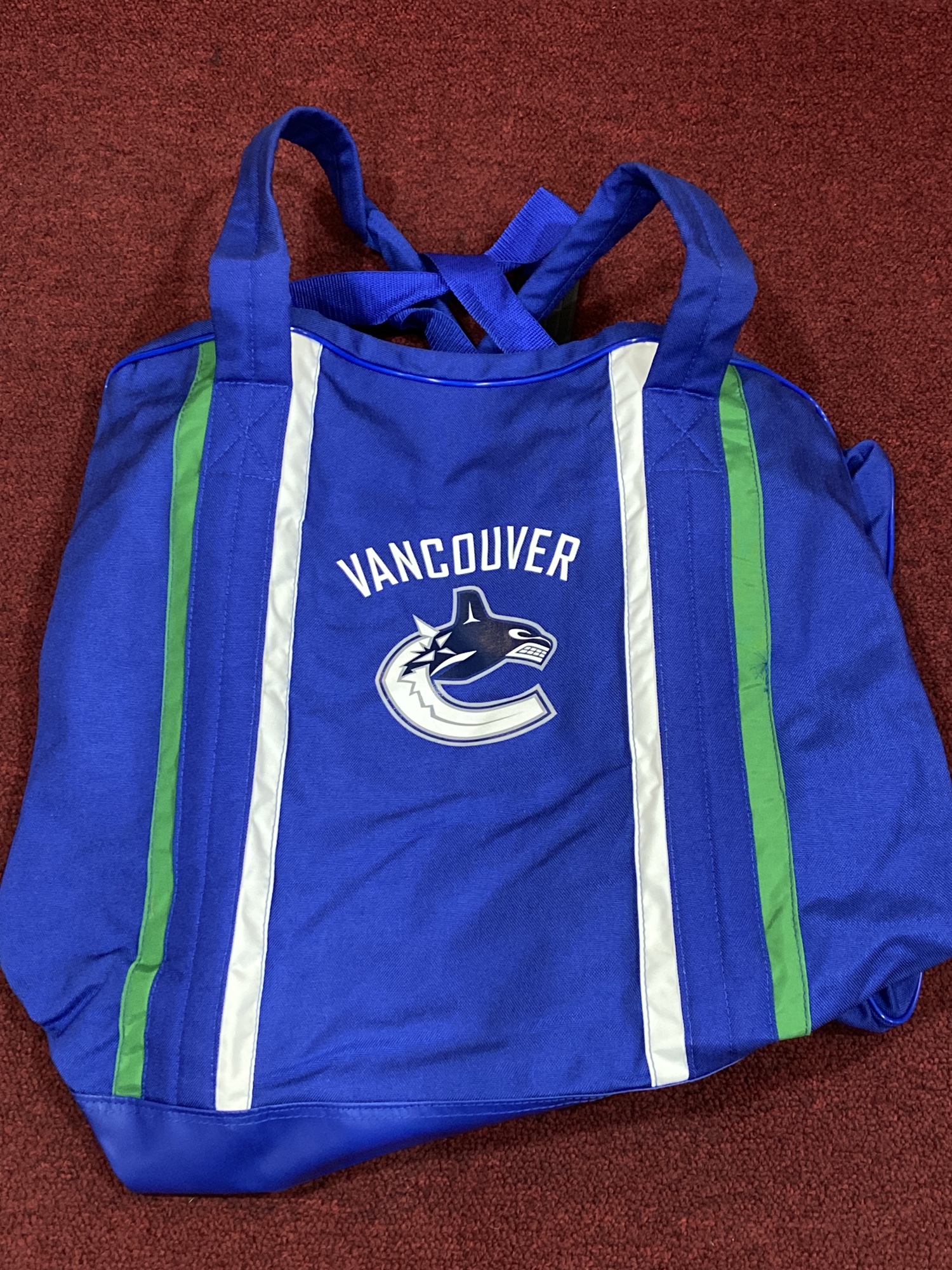 New Vancouver Canucks 4ORTE Coaches Bag ItemVCB SidelineSwap