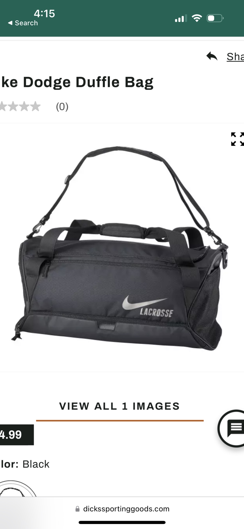 NIKE Dodge Duffle bag SidelineSwap
