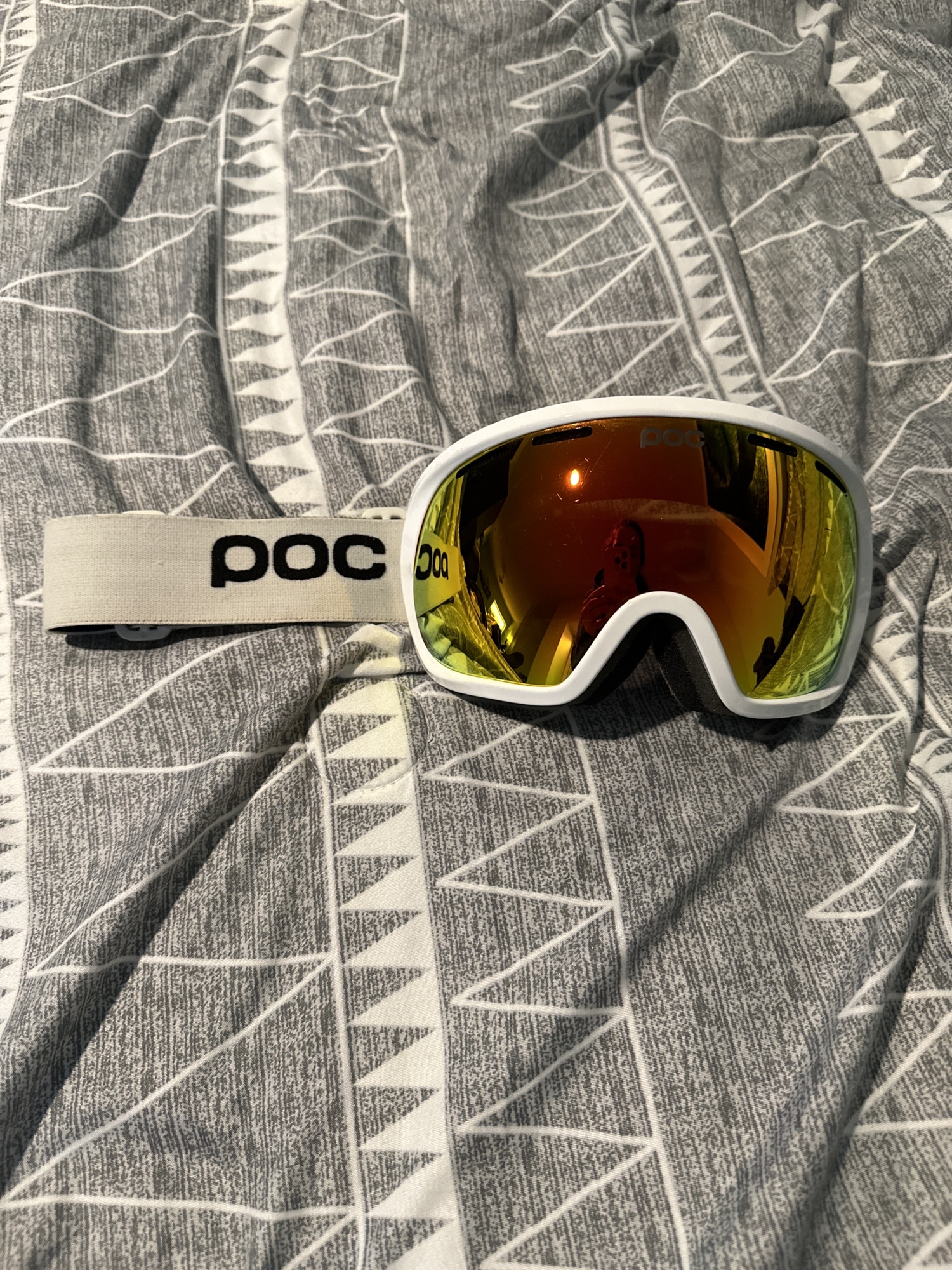White POC Fovea Ski Goggles SidelineSwap