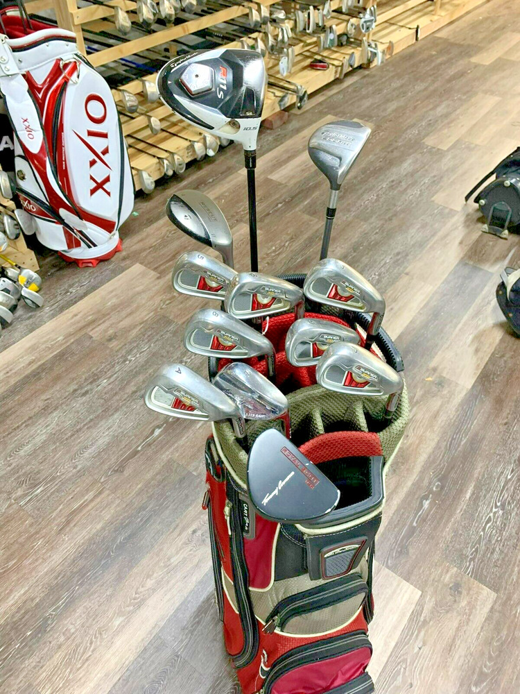 Complete Set of TaylorMade Golf Clubs + Cart Bag SidelineSwap