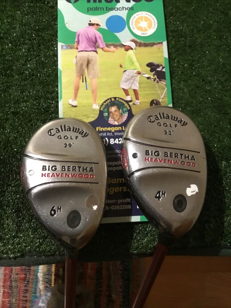 Callaway Big Bertha Heavenwood Hybrids Set (4H & 6H) Seniors Light