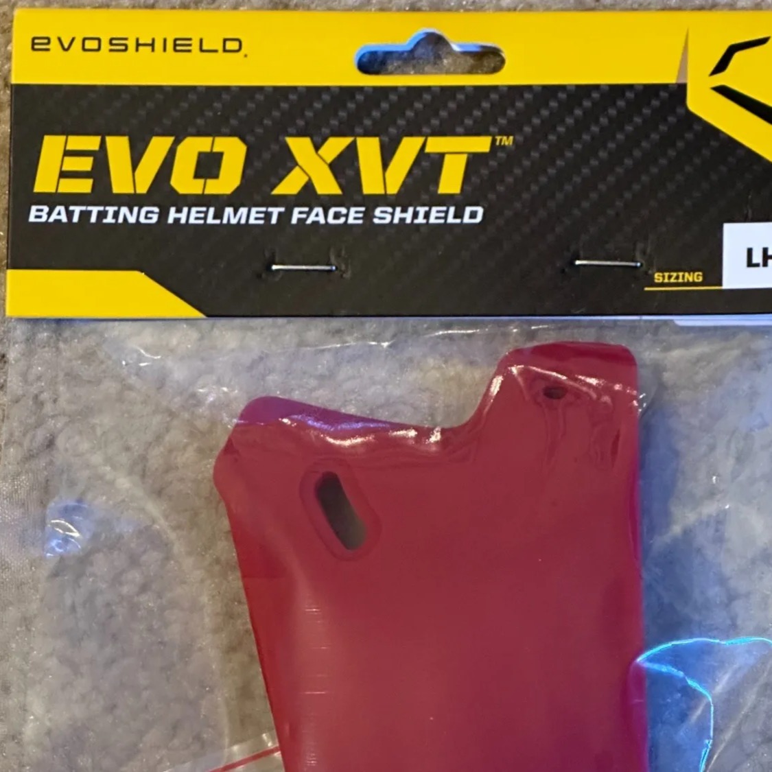 EvoShield XVT CFlap Extension XVT Helmet Face Shield New Scarlet
