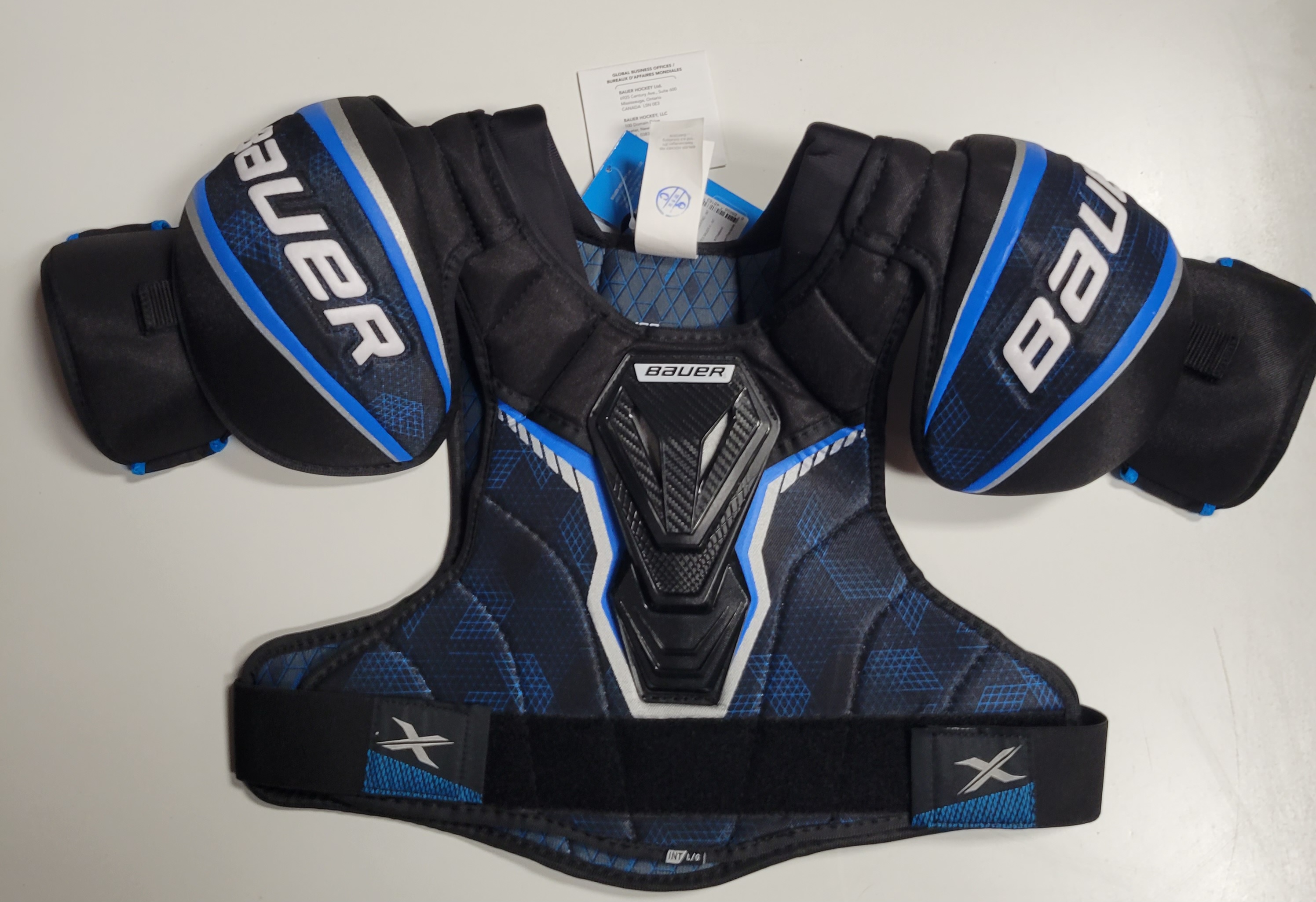 New Intermediate Large Bauer X Shoulder Pads SidelineSwap