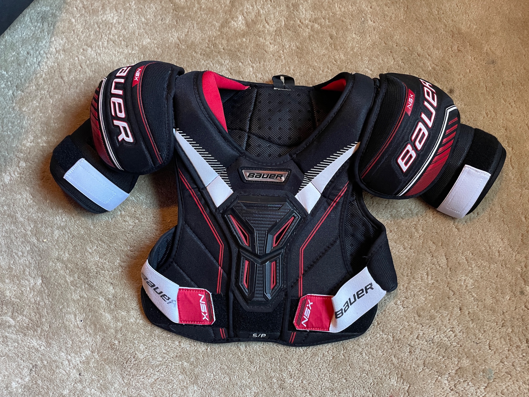 Senior Small Bauer NSX Shoulder Pads SidelineSwap