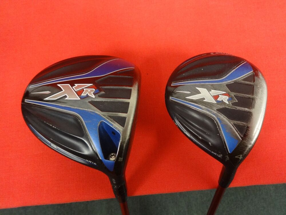 CALLAWAY XR16 10.5° Driver 17° 4 Wood Set RH Speeder 565 Evolution