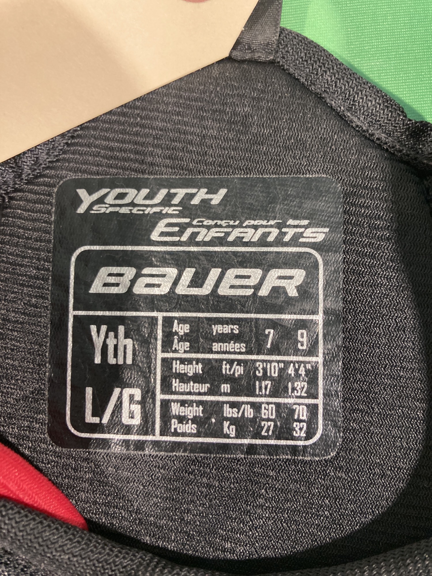 Youth Used Large Bauer NSX Shoulder Pads SidelineSwap