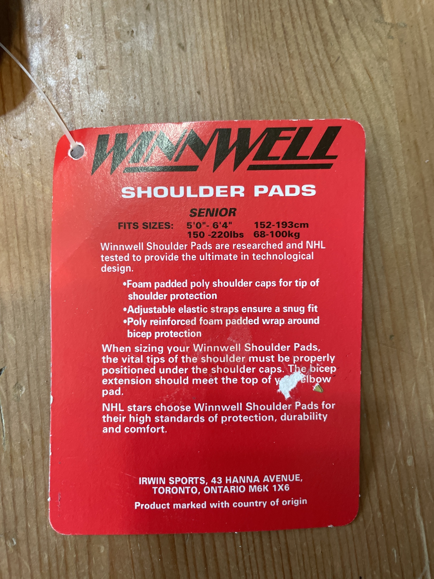 WinnWell Hockey XL Shoulder Pads pro Series SidelineSwap