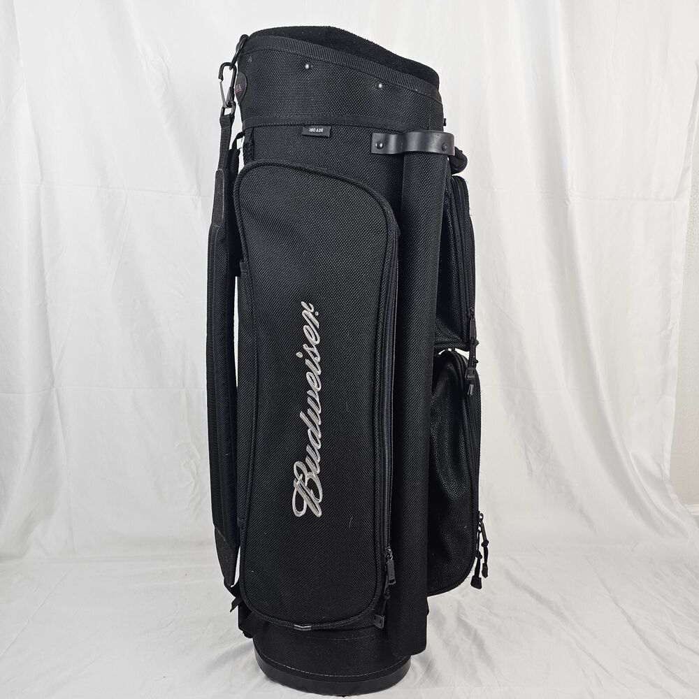 Budweiser Golf Bag 8 Way 6 Pockets Datrek Large Staff Cart Golf