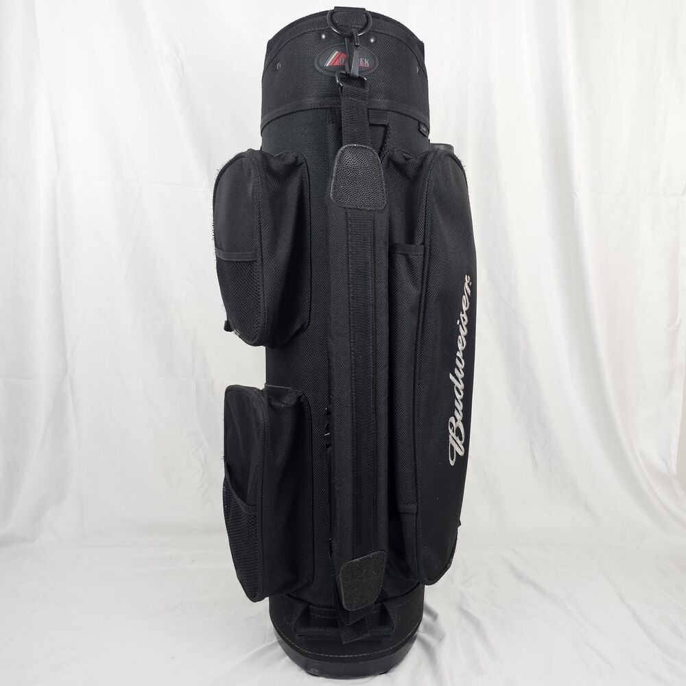 Budweiser Golf Bag 8 Way 6 Pockets Datrek Large Staff Cart Golf