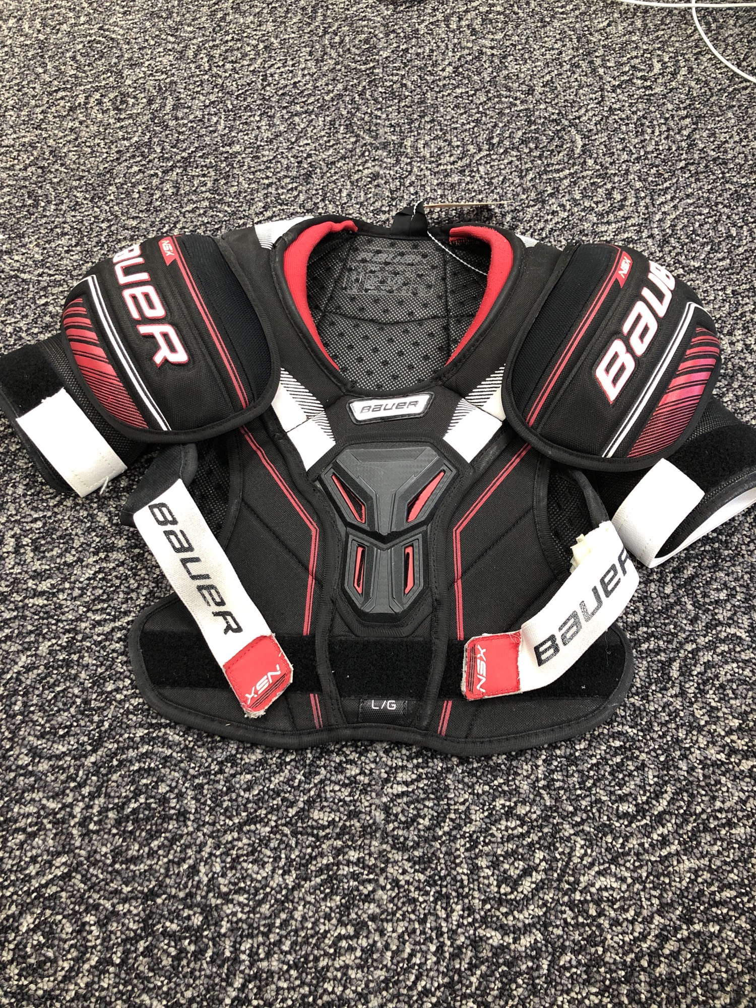 Junior Used Large Bauer NSX Shoulder Pads SidelineSwap